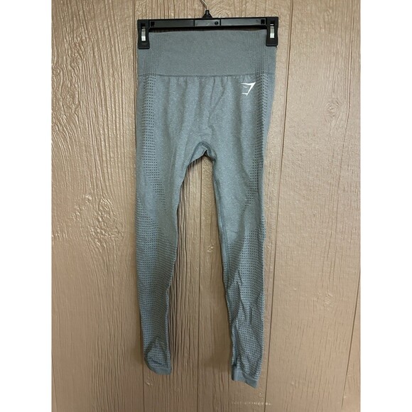 Gymshark Vital Seamless 2.0 Breathable Lightweight Legging Gray Sz Small Athlete - Picture 1 of 5
